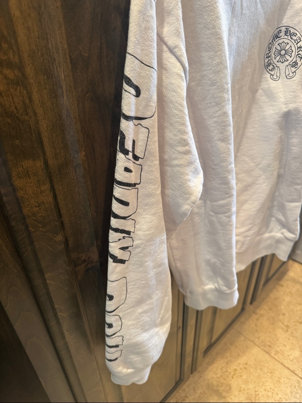 Chrome Hearts Deadly Doll White Sweatshirt Women M - Picture 3 of 8